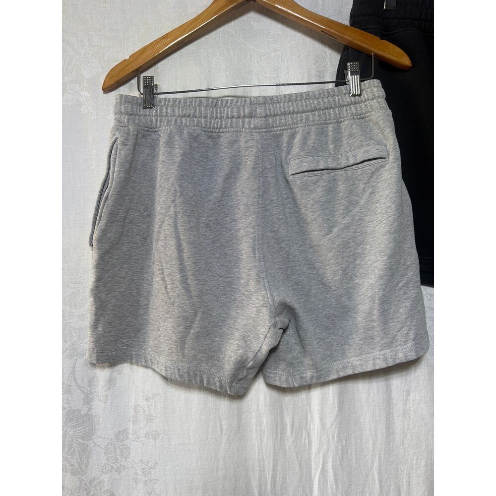 GymShark Sweat Shorts Medium Black Gray Drawstring Lot of 2 - Picture 6 of 10